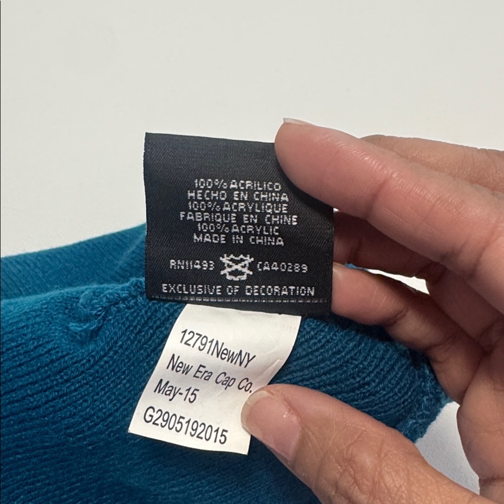 Supreme Beanie Hat  Blue/White Grunge Streetwear Casual Logo Embroidered - Picture 4 of 6